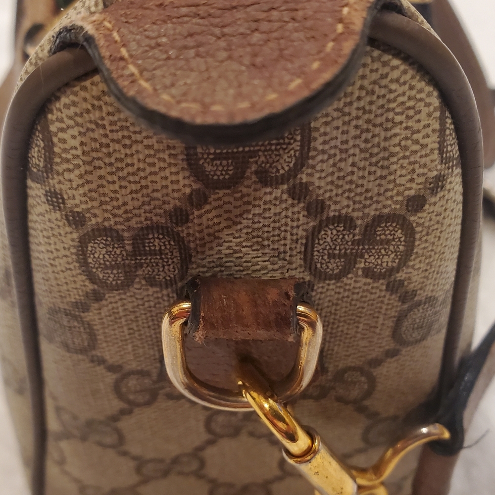 Gucci 39.02.040 Sherry Line Gg Supreme Canvas Women's Mini Boston Bag - Picture 5 of 16